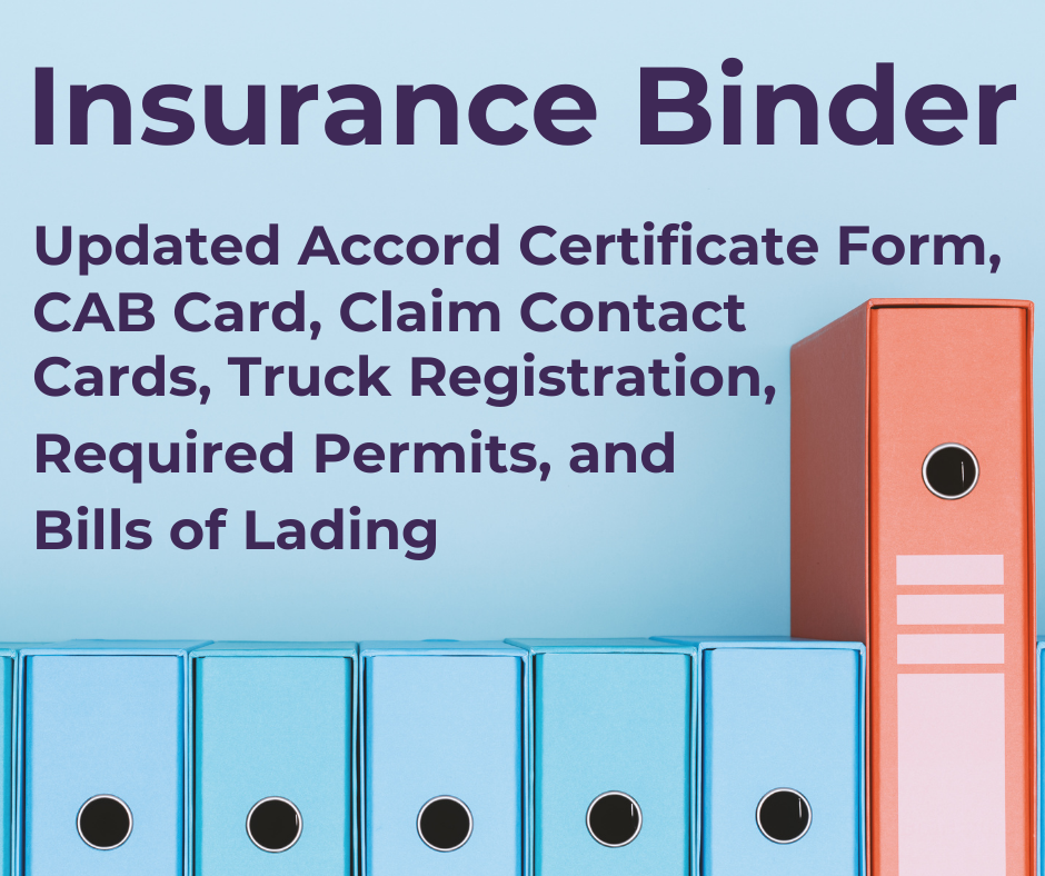 Claims Kit - Insurance Binder