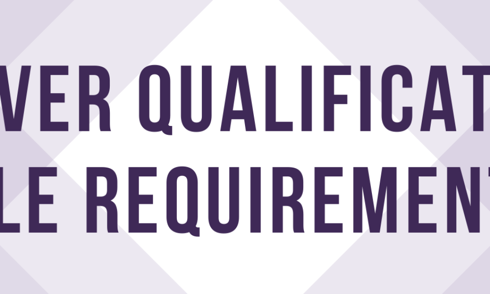 Driver Qualification File Requirements